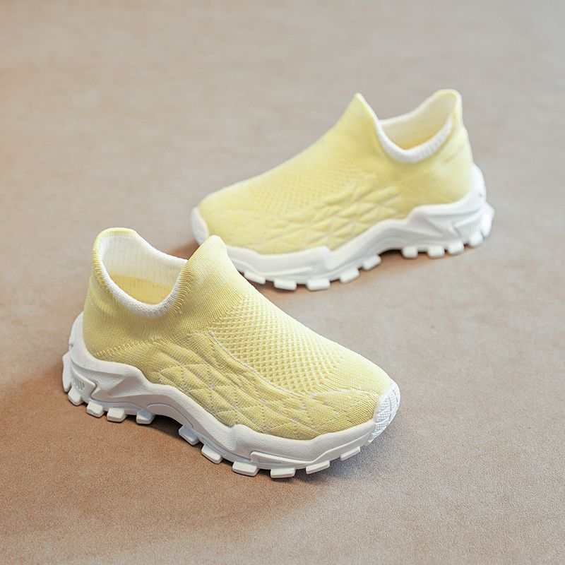Boys Casual Knit Sneakers Lightweight Running Shoes
