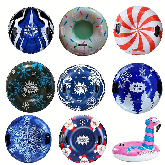 Winter Skiing Ring Waterproof PVC Snow Sled 35-43inch