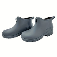 Women's Waterproof Rain Boots Solid Non slip Outdoor Rain Boots