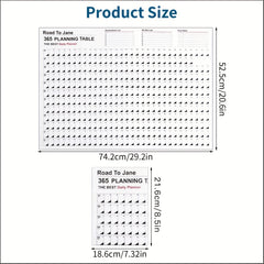Annual English Desk Calendar Creative Planner