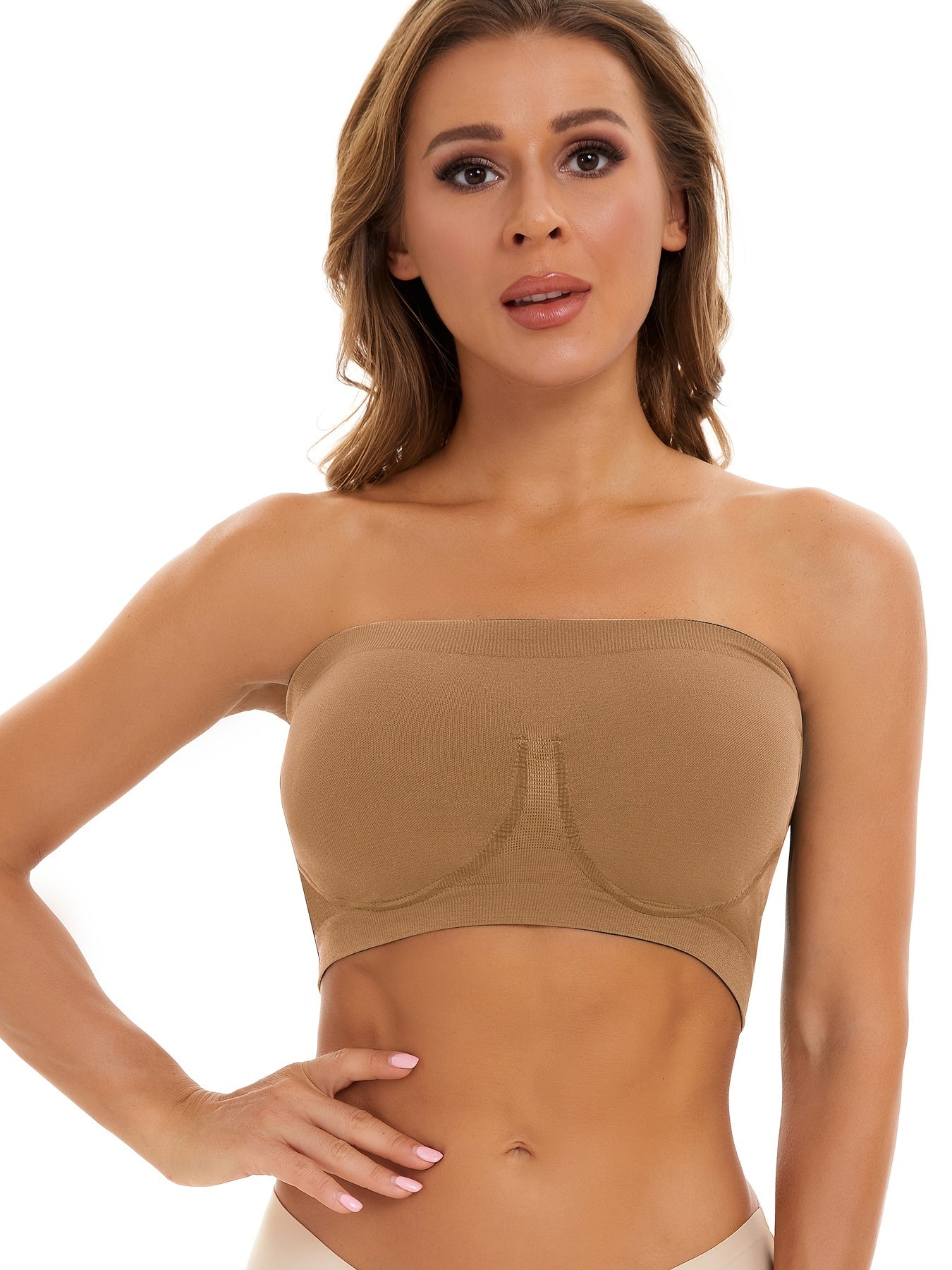 Strapless Seamless Underwire Tube Bra Wrap Chest Lingerie