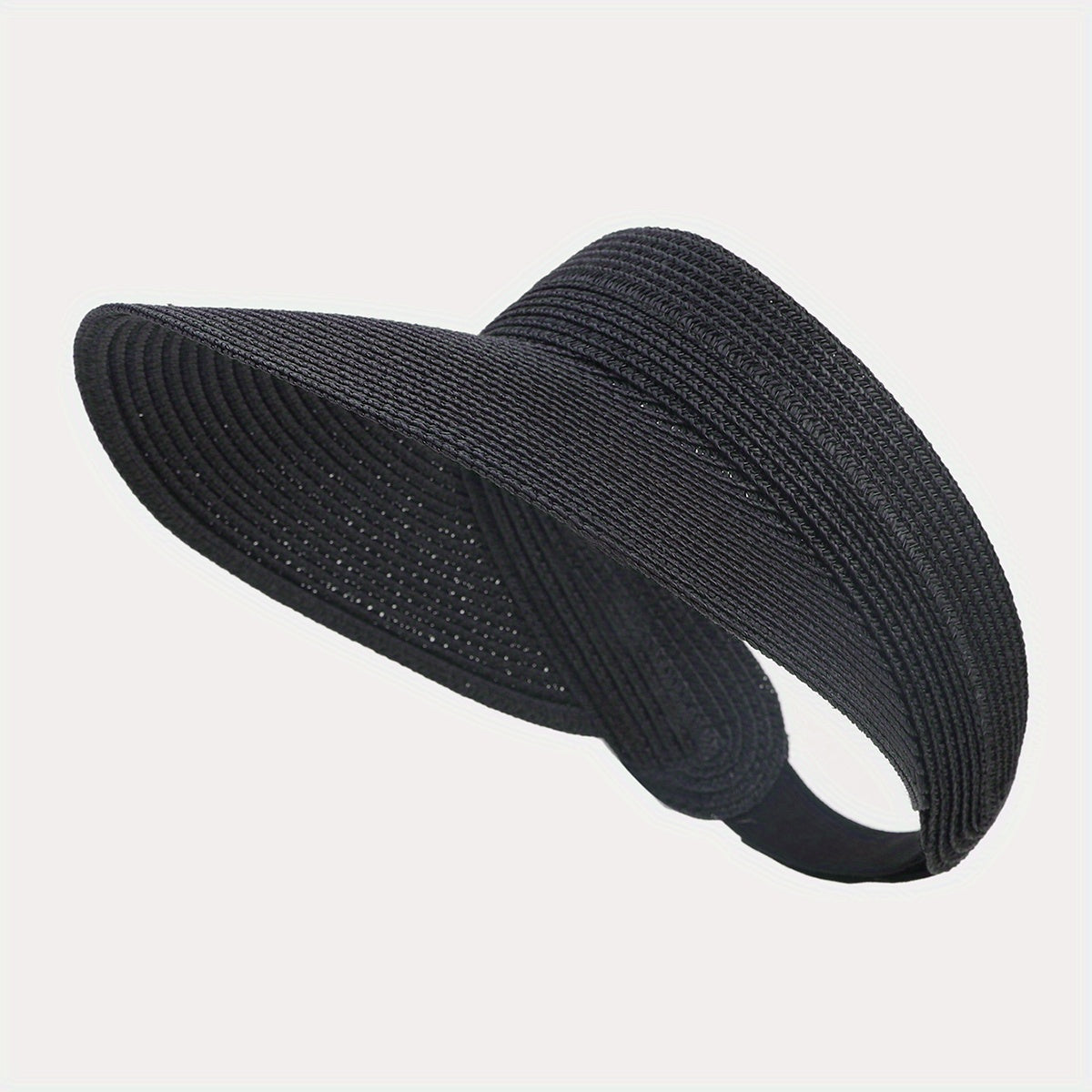 Khaki Faux Fur Woven Sun Hat for Men Women