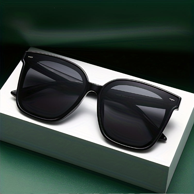 Men's Retro Square Frame Sunglasses UV Protection for Cycling Riding Fishing
