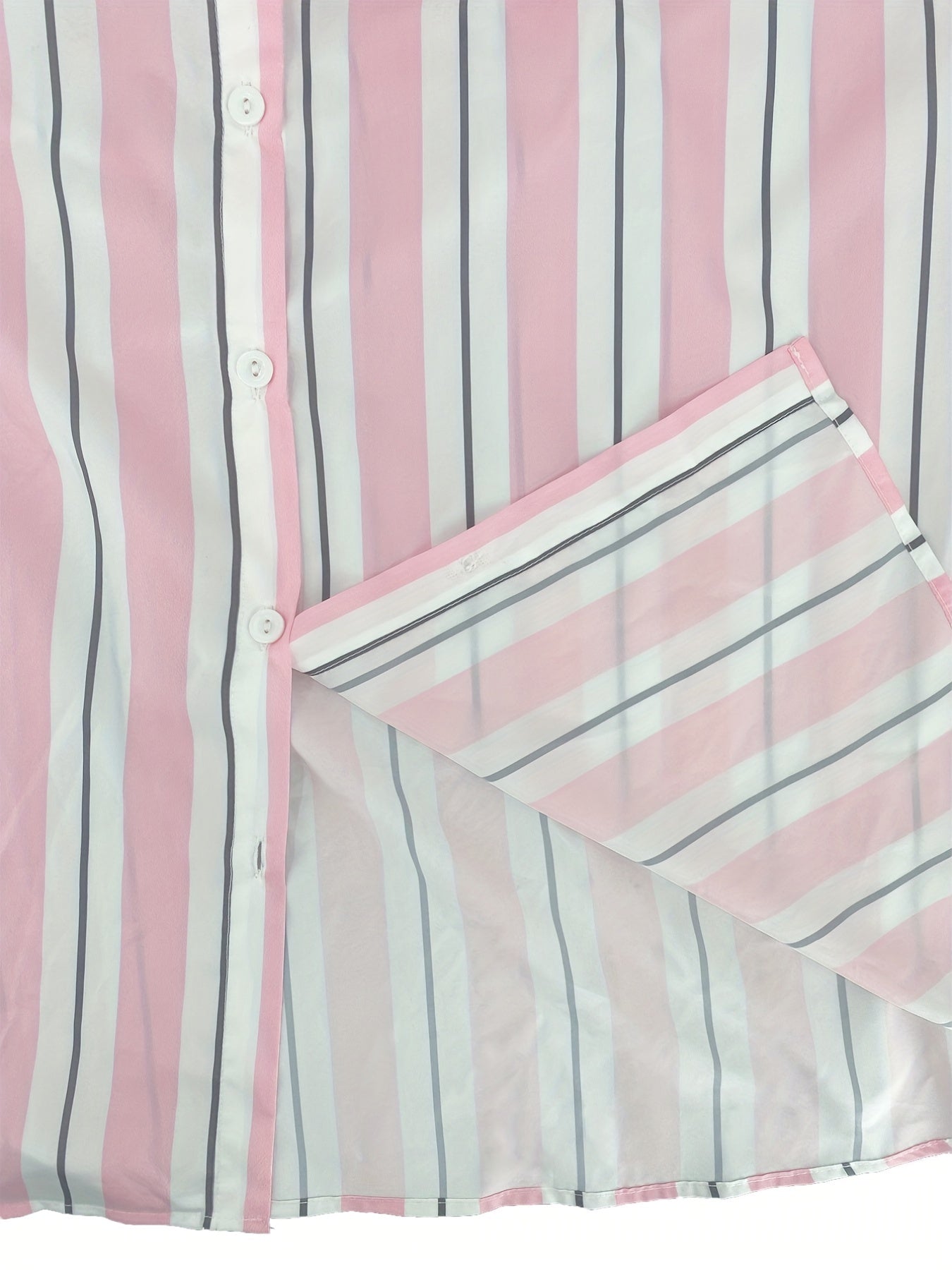  Women's Striped Long Sleeve Shirt Dress
