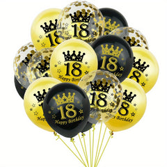 Adult Birthday Balloons Set for Party and Photo Shoots