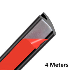 Y Shape Rubber Seal Weather Strip 2.4M