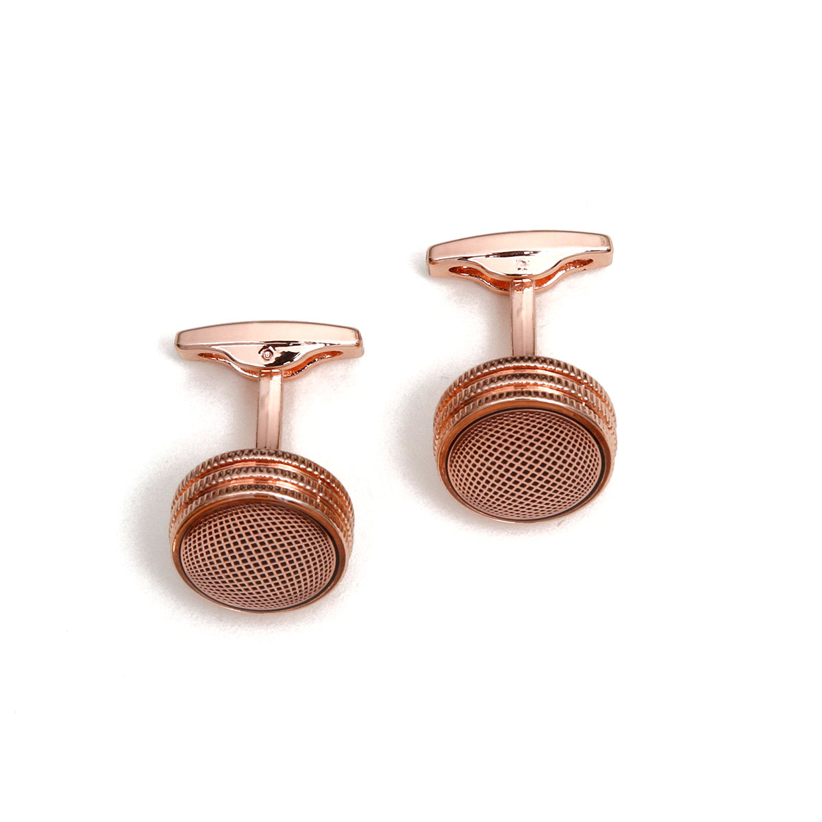 Men's Rose Round Cufflinks XK21S006