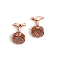Men's Rose Round Cufflinks XK21S006