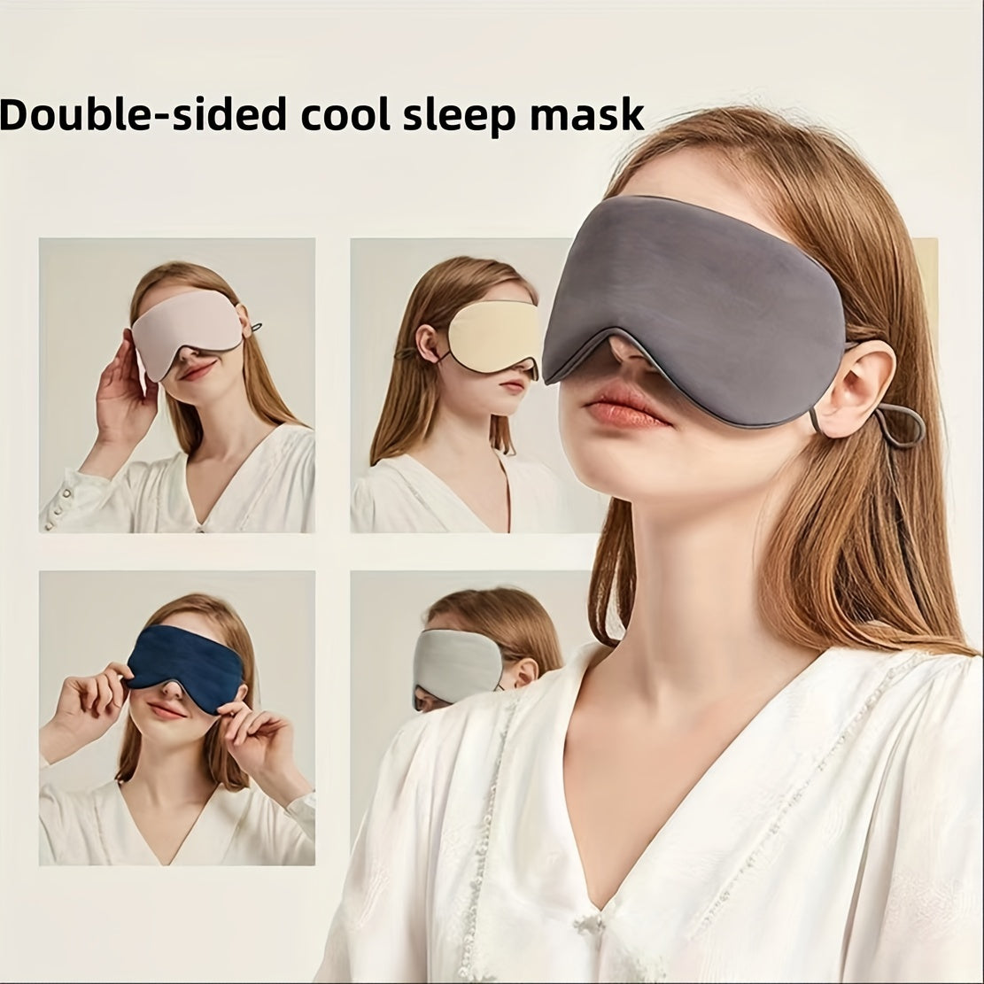 Soft Sleep Eye Mask Breathable Blackout Comfy Blindfold for Travel Yoga