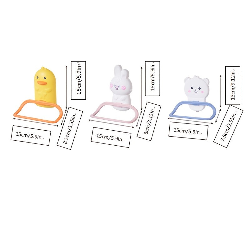 Children's Cartoon Towel Ring Sink Rag Holder