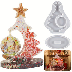 Christmas Tree Picture Frame Silicone Mold