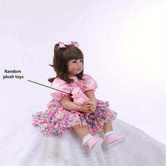 24" Doll with Vinyl Body & Realistic Hair
