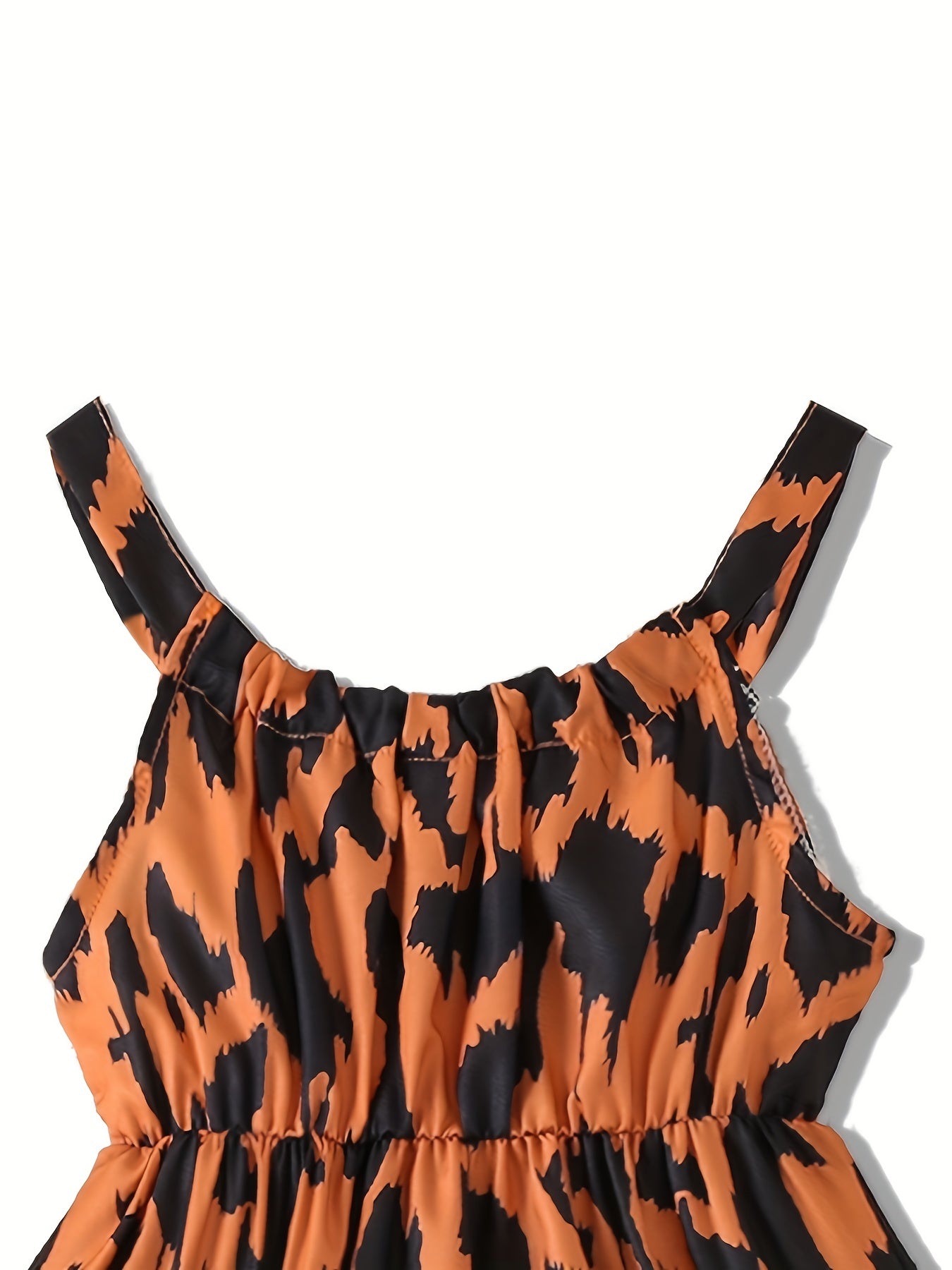 Toddler Girls Leopard Print Cami Dress for Party Beach Vacation