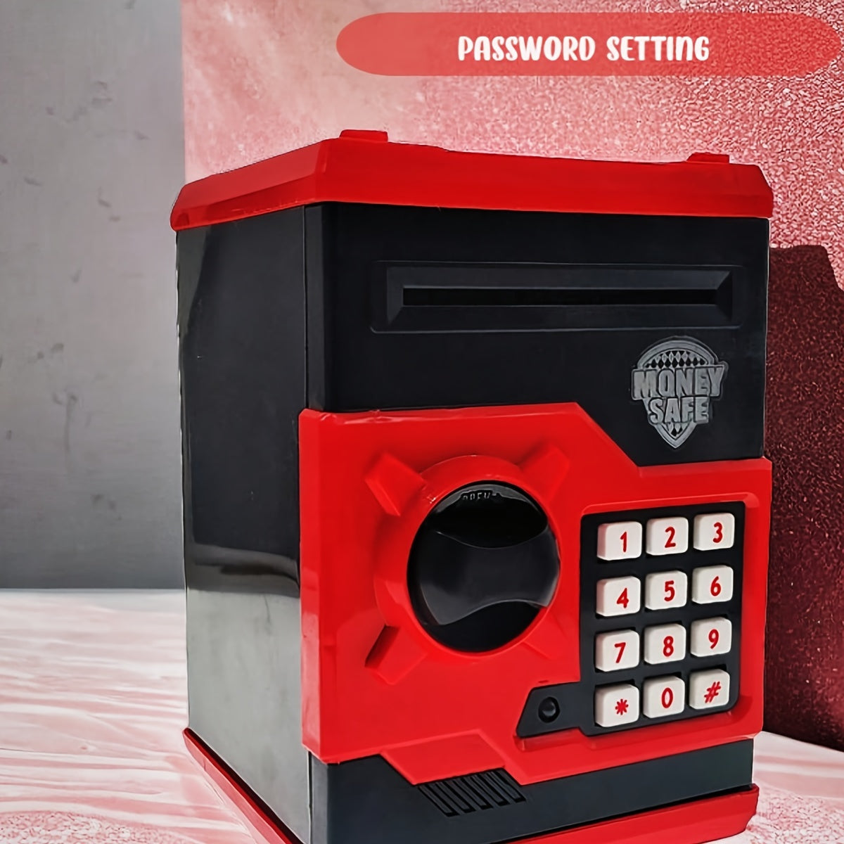 ATM Piggy Banks w/ Password Protection & Auto Rewind for Boys & Girls