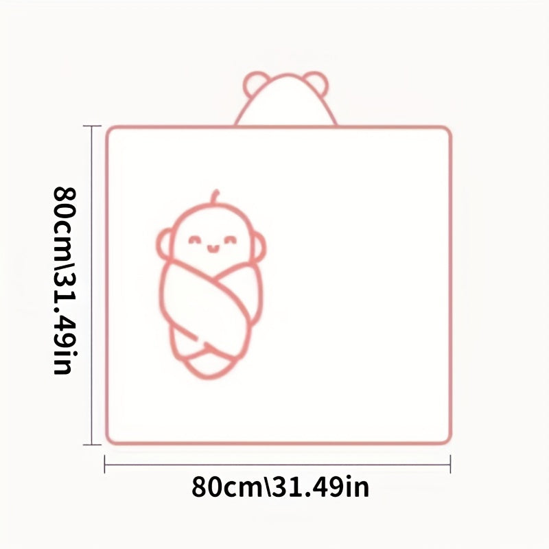 Newborn Baby Hooded Cloak Bath Towel Blanket