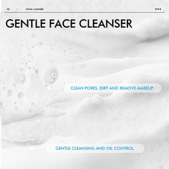Men's Hydrating Face Wash 50g Moisturizing Cleanser