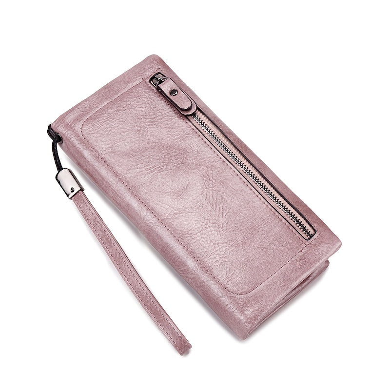 Large Capacity Zipper Clutch Bag Multifunctional Purse