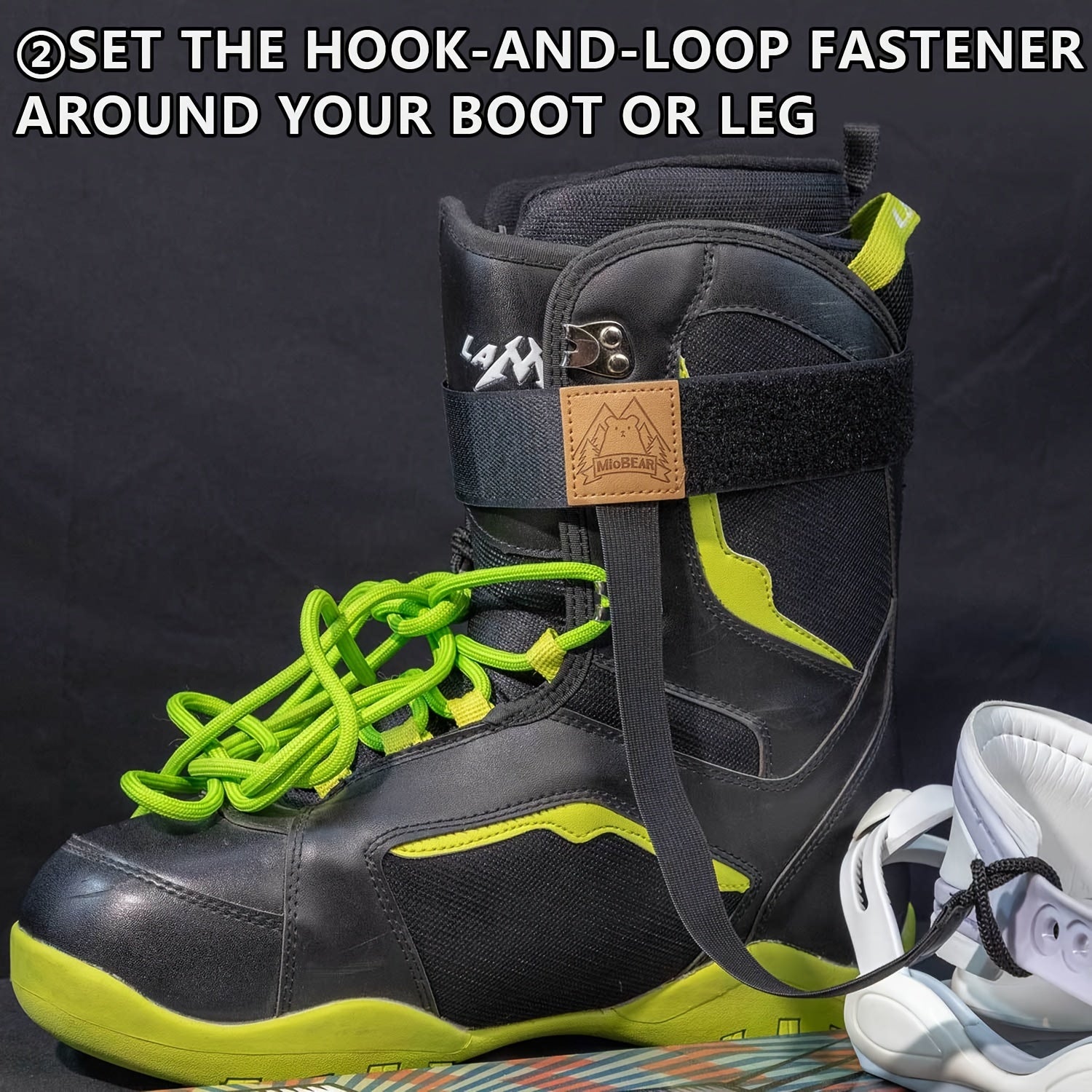 Snowboard Leash Anti Breakage Rope Tie