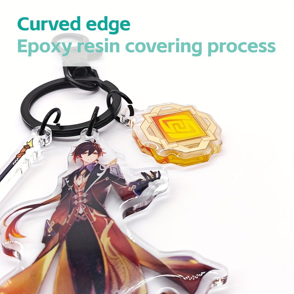 Acrylic Anime Star Keychain Decoration