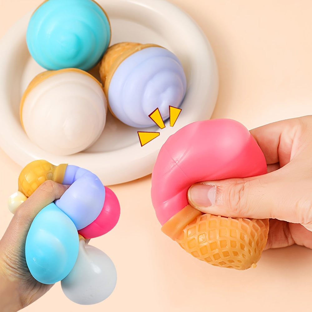 Ice Cream Squeeze Ball Stress Relief Sensory Toy