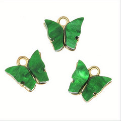 Acrylic Butterfly Alloy Necklace Earrings DIY Jewelry Accessories
