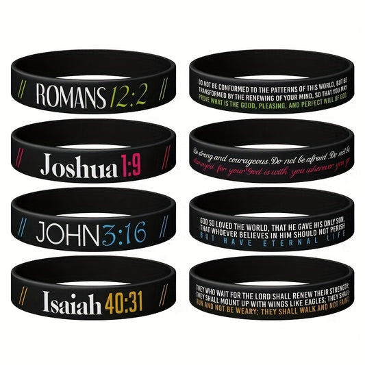 Christian Inspirational Wristband Bible Bracelet Unisex