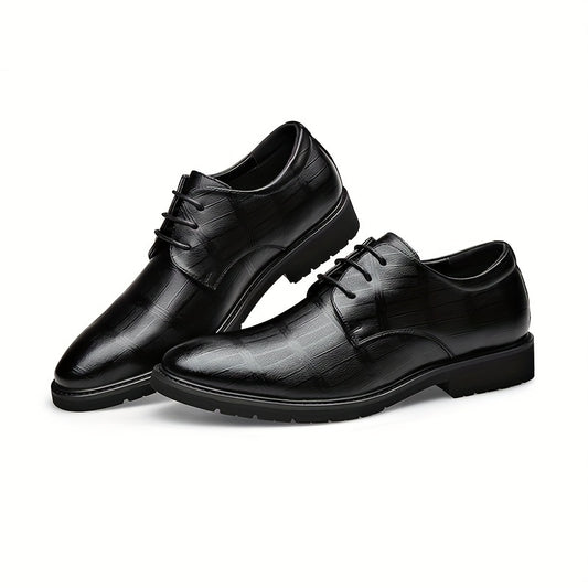 Men's PU Leather Oxford Shoes Formal Dress Shoes For Wedding Business