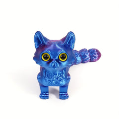 3D Printed Kittens with Articulated Tails Realistic Jointed Cat Figures