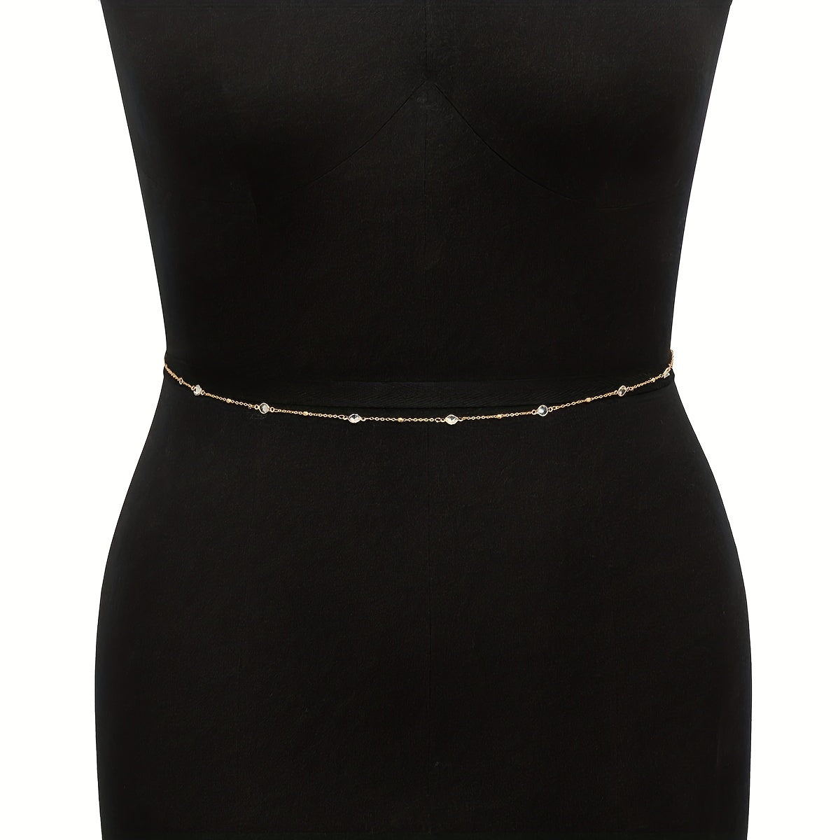 Boho Crystal Waist Chain for Women - Decorative Bikini Belly Chain