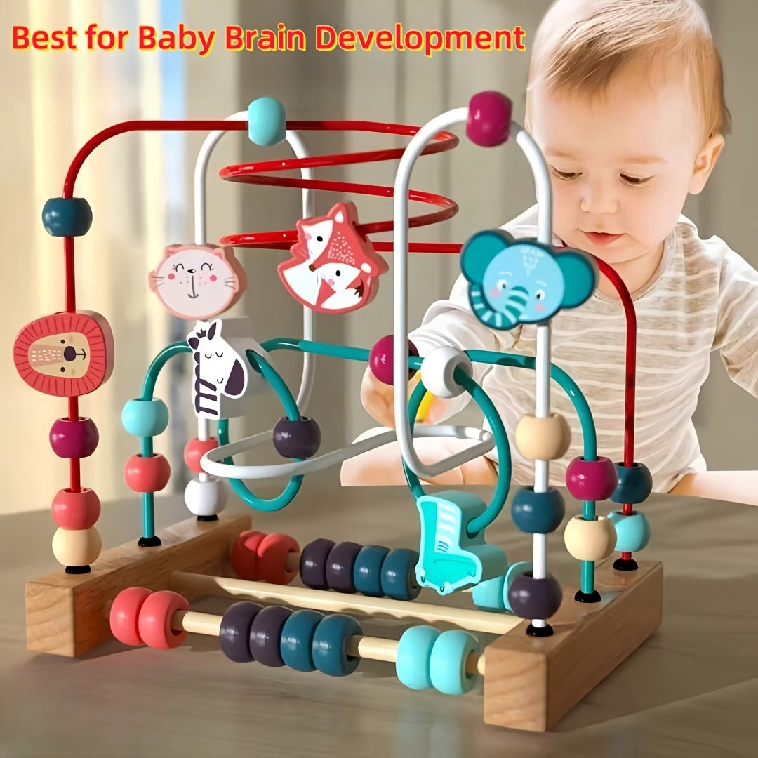 MINI Kid's Bead Maze Toy Hand Learning Educational Toys Gift