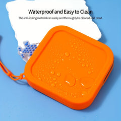 Silicone Zipper Makeup Pouch Waterproof Toiletry Bag