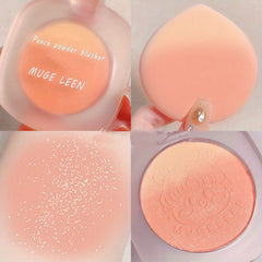 Gradient Blush Palette Waterproof Shimmer Blush Powder