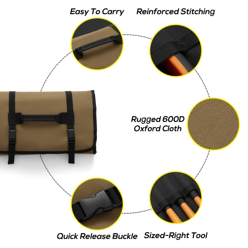 24 Pockets Tool Bag Organizer with Portable Storage for Tools