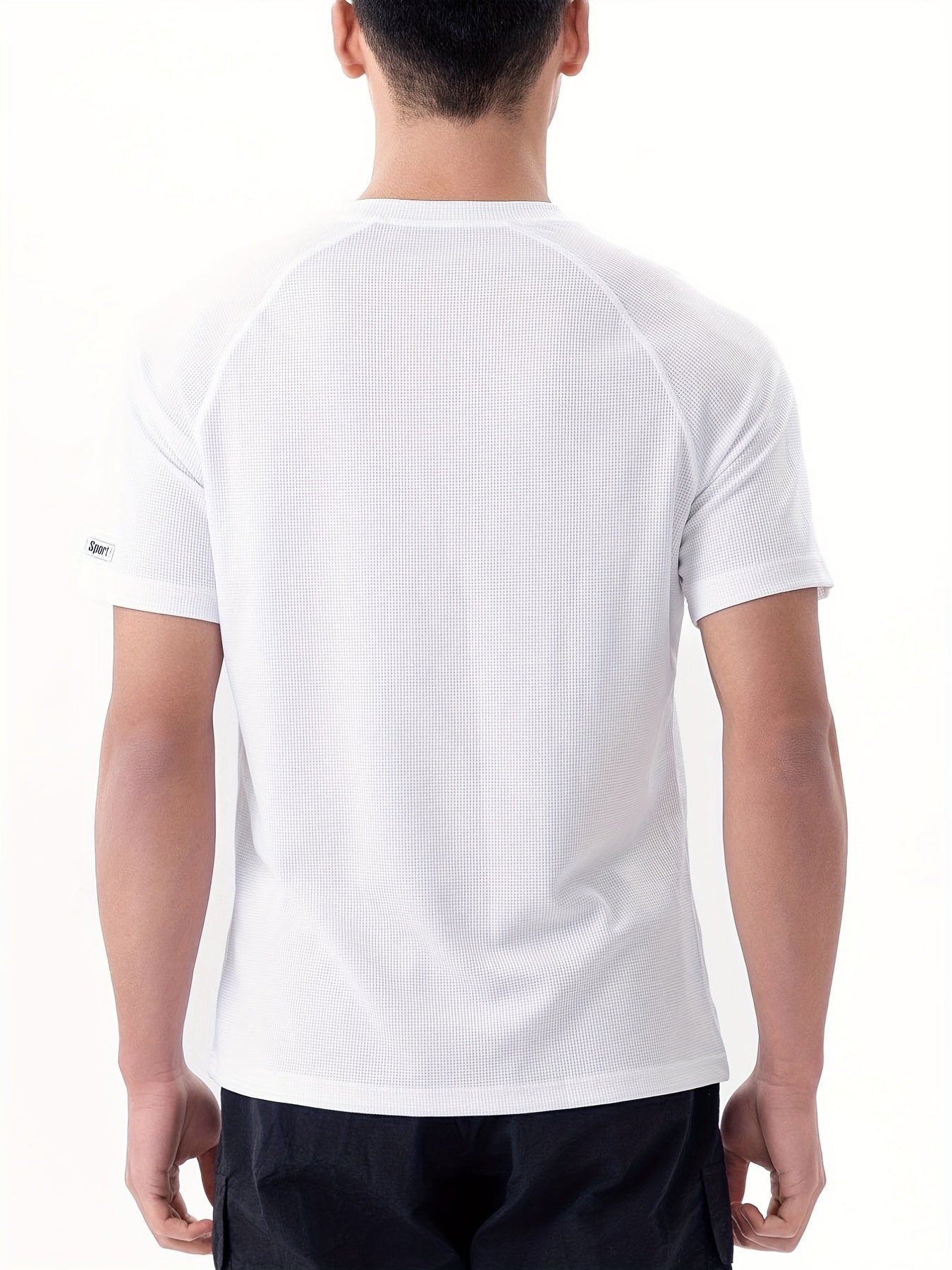 Men's Sports T Shirt Sweat Absorption Breathable for Gym Workouts