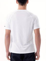 Men's Sports T Shirt Sweat Absorption Breathable for Gym Workouts