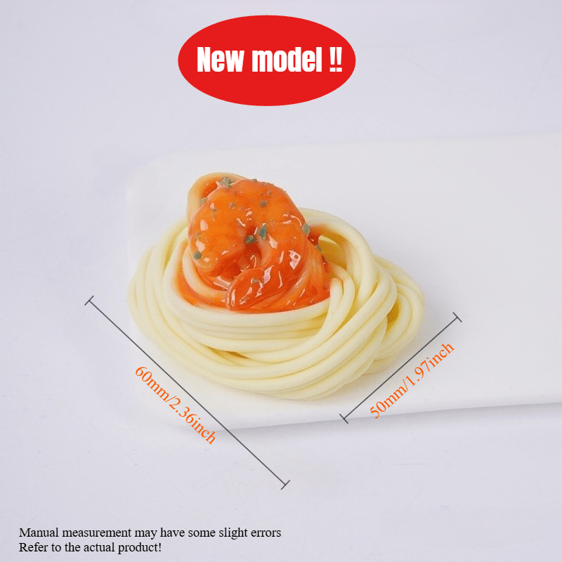 PVC Noodle Showcase with Realistic Textures & Vibrant Colors