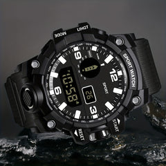 Large Dial Sports Electronic Watch for High School Boys