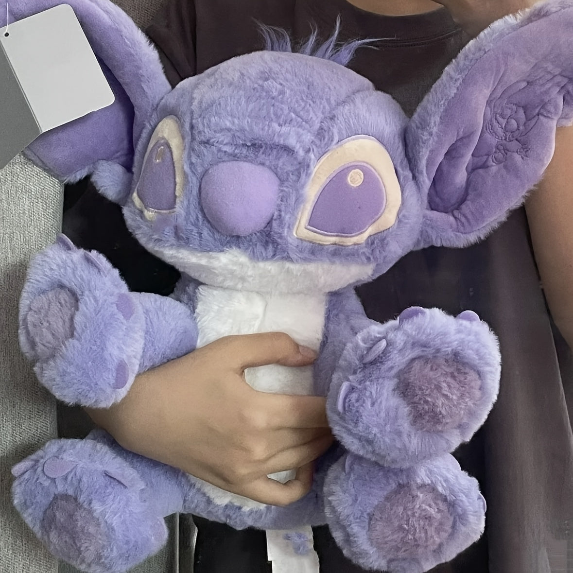 Purple Stitch Plush Doll Cute Decorative Toy Ideal Gift