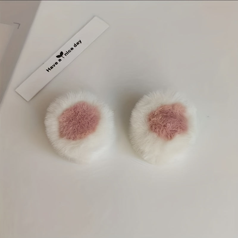 2pcs Cat Ears Hair Claw Mini Shark Claw Accessories Women