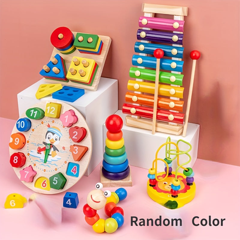 Educational Toy Set for Babies & Kids - Beads, Blocks, Music & More