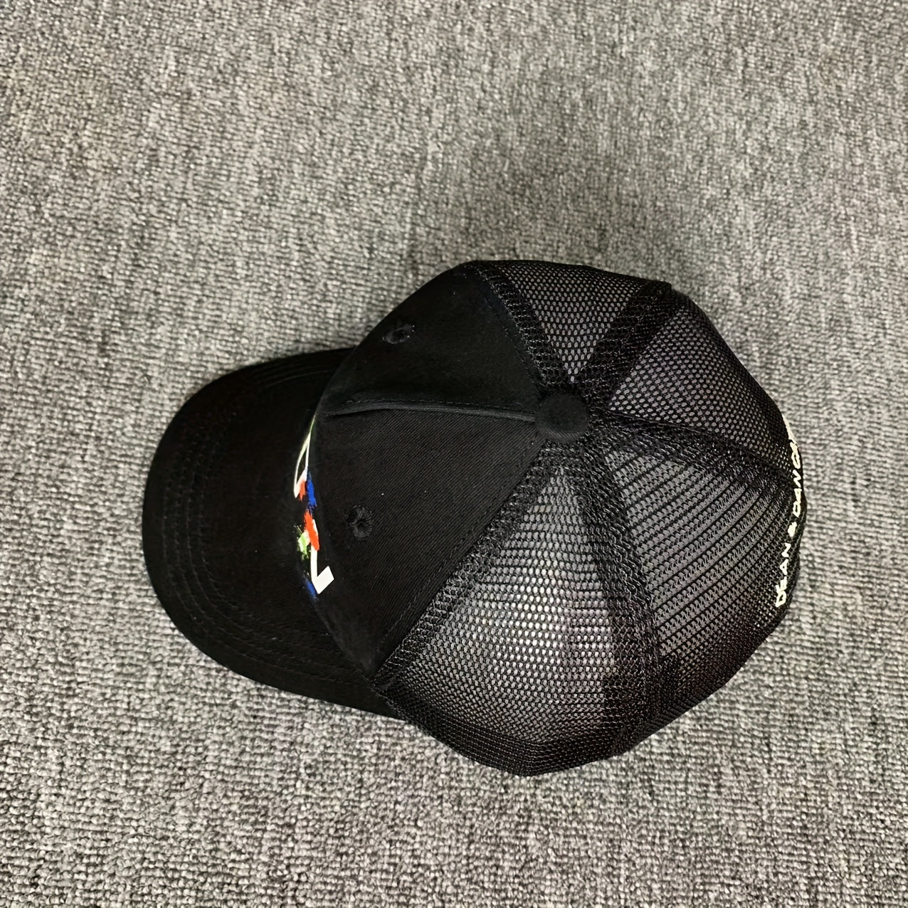 Mesh Back Trucker Cap with ON Graphic Sports Cap