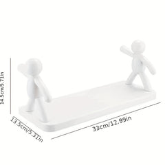 Small Man Rack Strong Self-Adhesive Storage Rack Wall Hanging