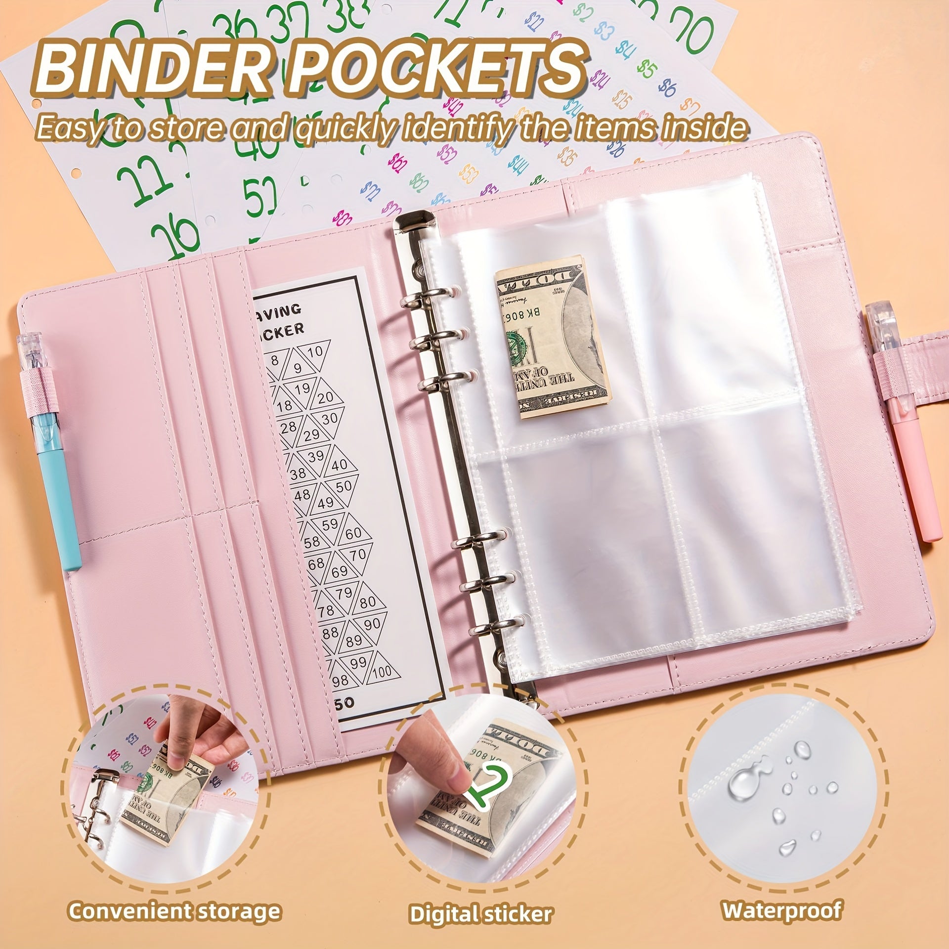 100 Envelopes Challenge Binder Savings Challenges Book