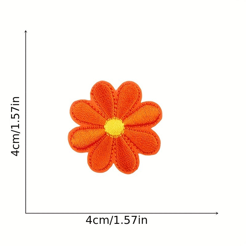 16pcs Butterfly Iron On Patches for Girls Sew On Embroidered Applique