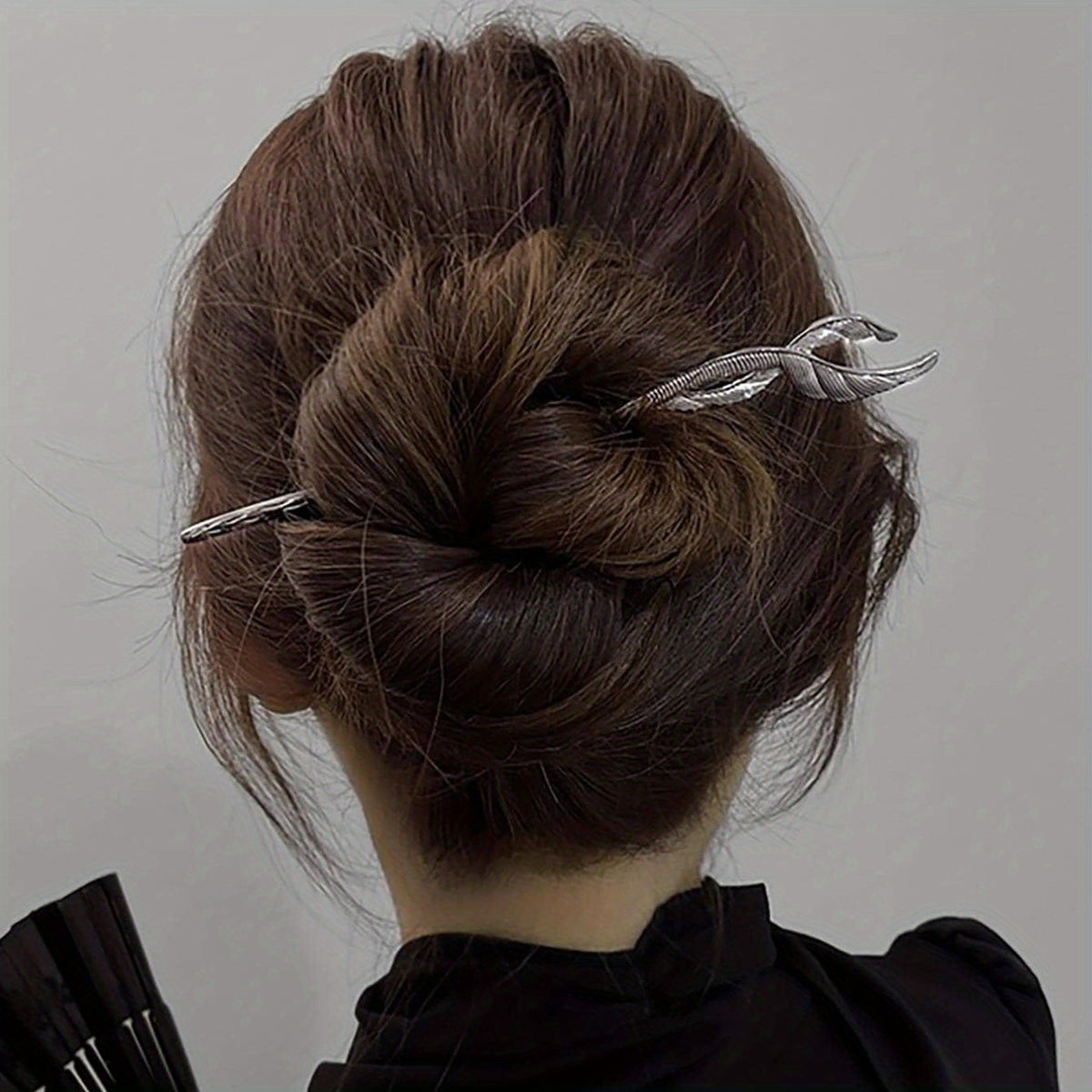 Silvery Fishtail Hairpin Hair Stick for Women