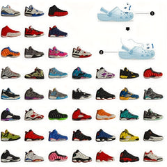 45pcs Basketball Shoes Shoe Charm For DIY Shoes Pins