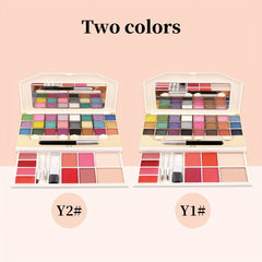 Bilayer Makeup Kit 34 Multifunctional Palette 24 Shimmer Eyeshadow