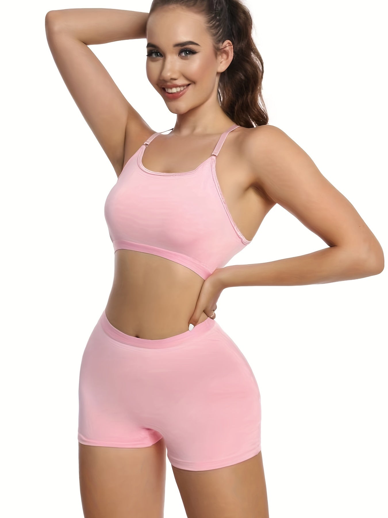Cut Out Sports Bra & Panties Lingerie Set