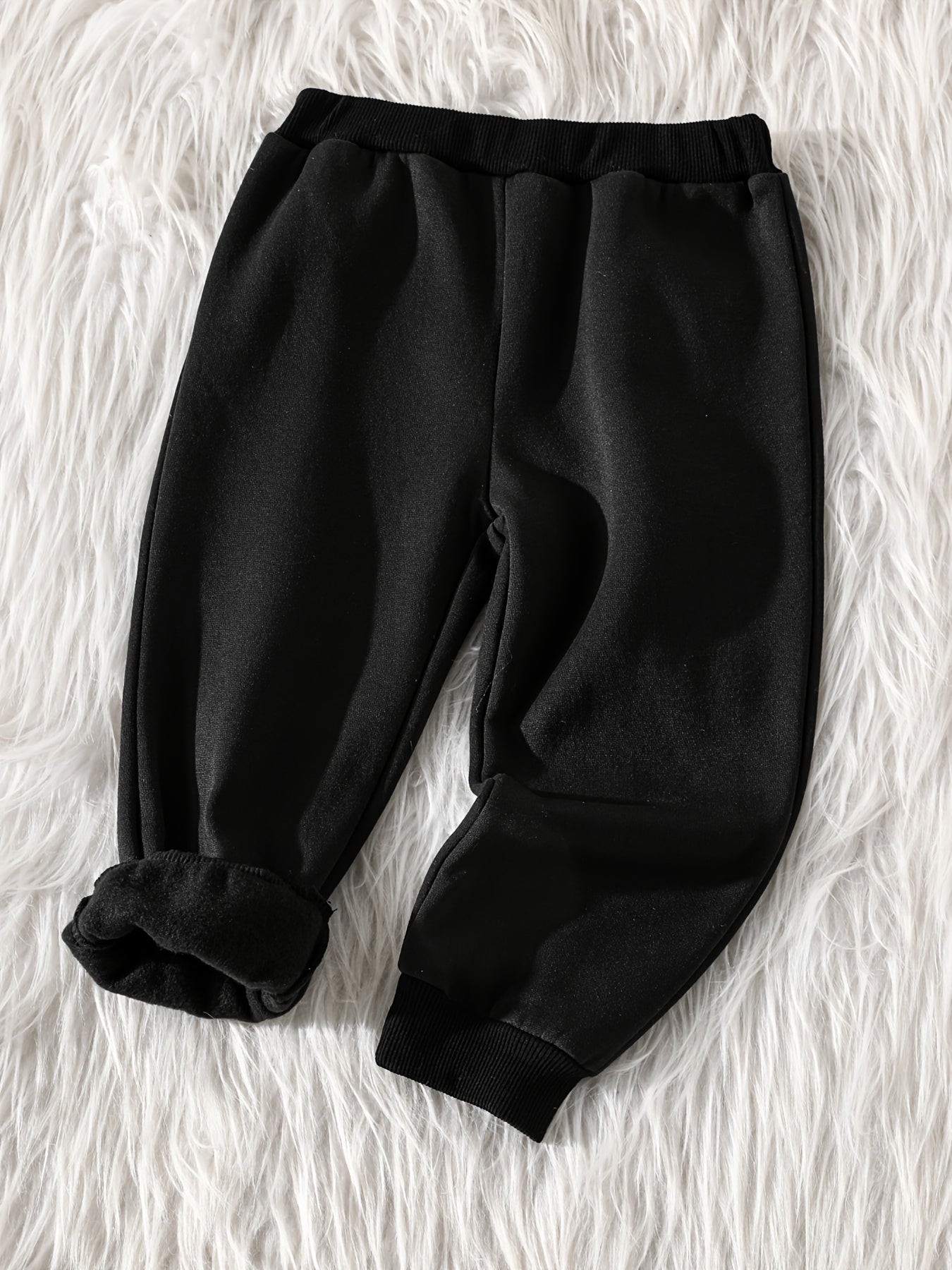 Boys Casual Solid Active Sweatpants Elastic Waist Jogger Sports Pants