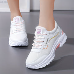Women's Platform Sports Shoes - Breathable Running & Tennis Sneakers